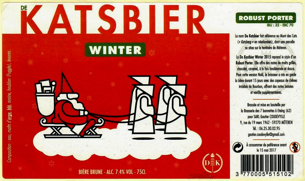 etiquette BRASSERIE DES 7 BONNETTES 16