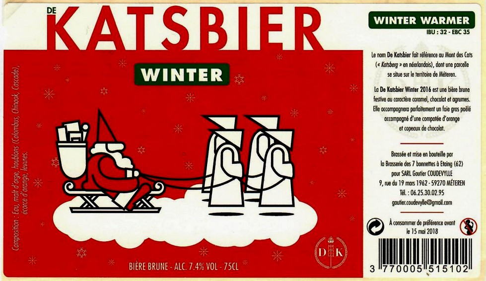 etiquette BRASSERIE DES 7 BONNETTES 17