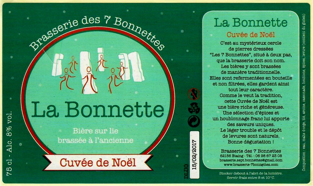 etiquette BRASSERIE DES 7 BONNETTES 29