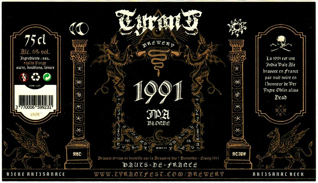 Etiquette BRASSERIE DES 7 BONNETTES 34