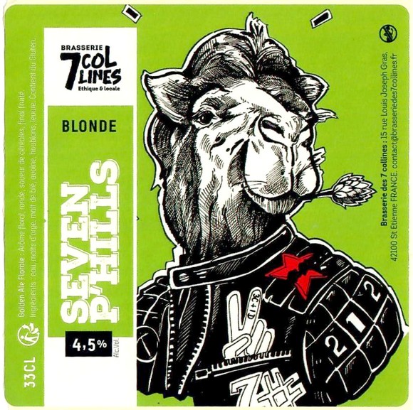 Etiquette BRASSERIE DES 7 COLLINES 01