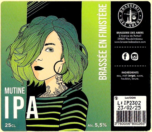 Etiquette BRASSERIE DES ABERS 71