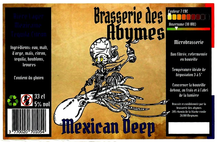 etiquette BRASSERIE DES ABYMES 05