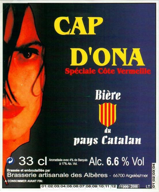 etiquette BRASSERIE DES ALBERES 01