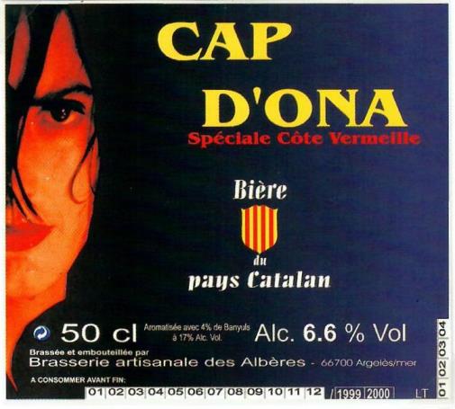 etiquette BRASSERIE DES ALBERES 02