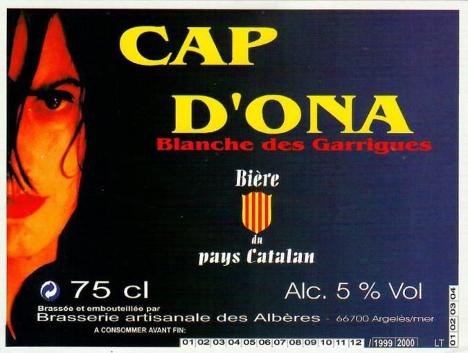 etiquette BRASSERIE DES ALBERES 04