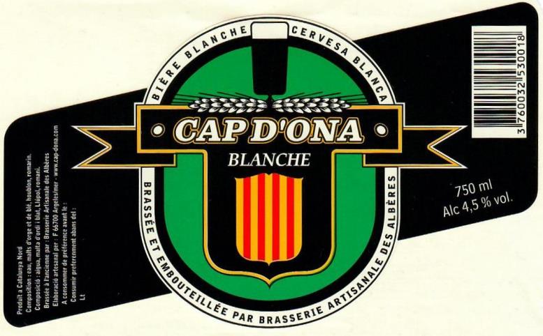 etiquette BRASSERIE DES ALBERES 08