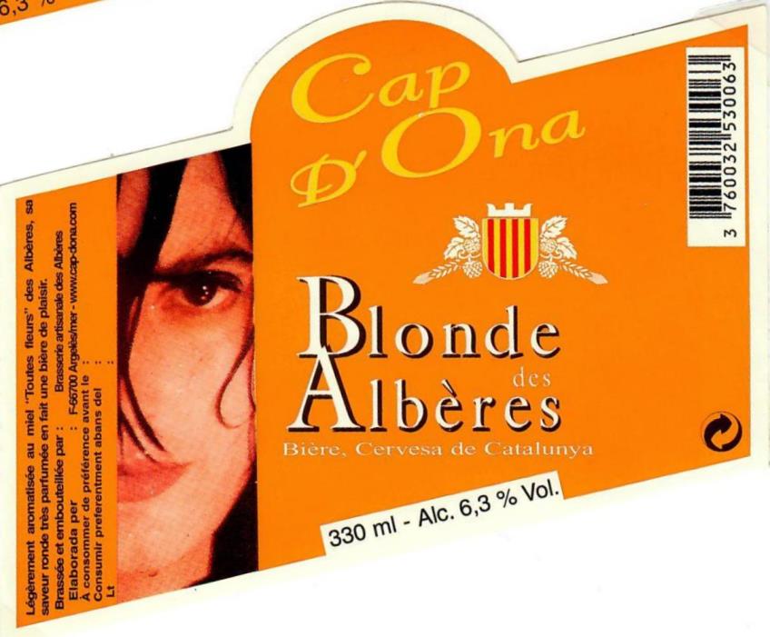 etiquette BRASSERIE DES ALBERES 13