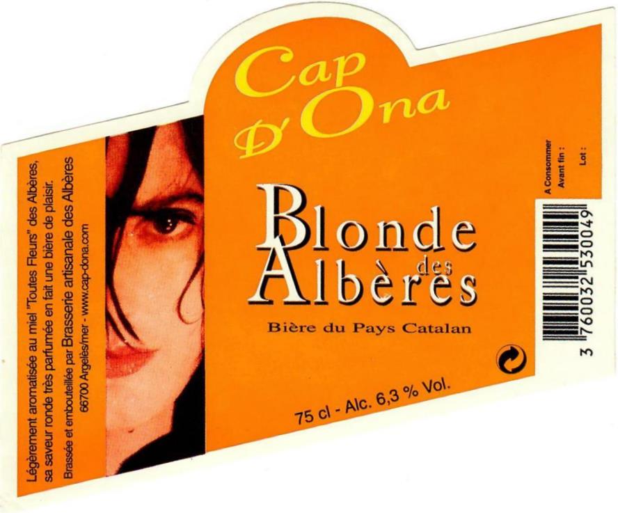 etiquette BRASSERIE DES ALBERES 14