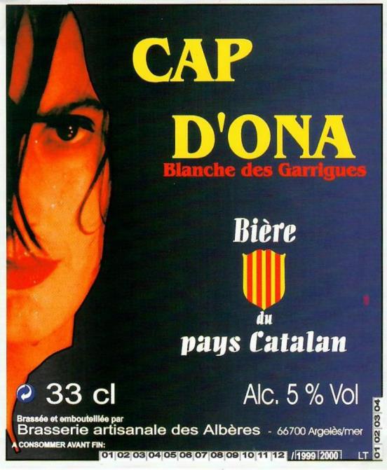 etiquette BRASSERIE DES ALBERES 19