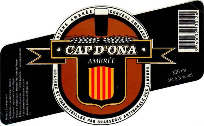 etiquette BRASSERIE DES ALBERES 26