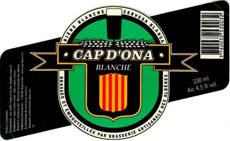 etiquette BRASSERIE DES ALBERES 27