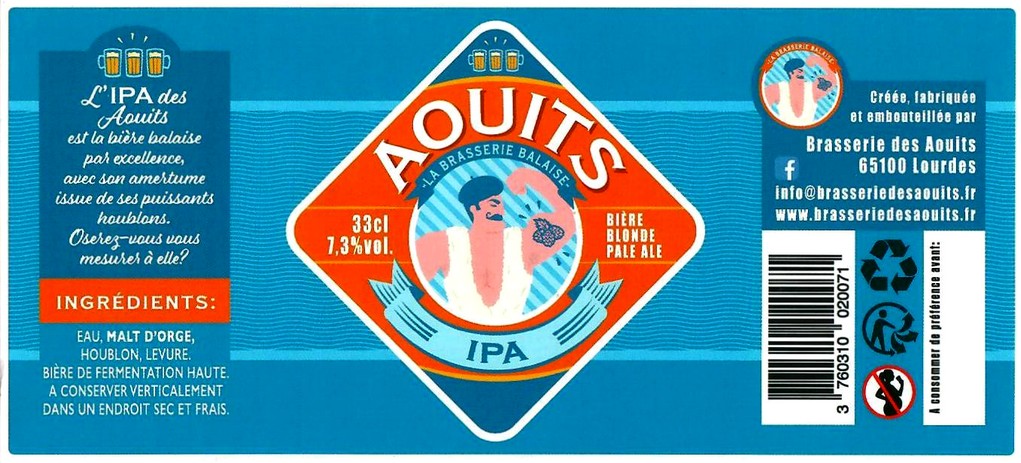 Etiquette BRASSERIE DES AOUITS 02