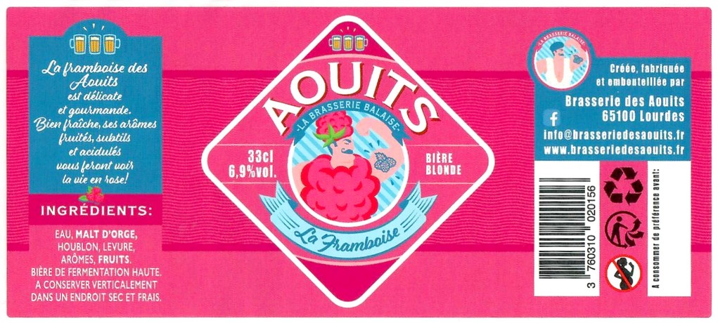 Etiquette BRASSERIE DES AOUITS 05