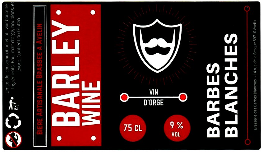etiquette BRASSERIE DES BARBES BLANCHES 05