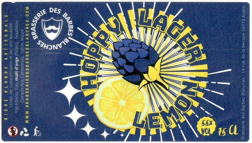 Etiquette BRASSERIE DES BARBS BLANCHES 10