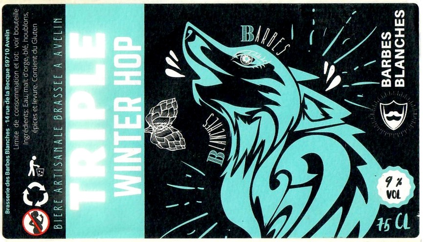Etiquette BRASSERIE DES BARBS BLANCHES 11