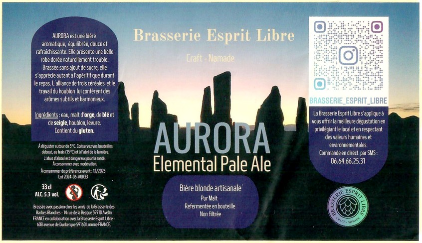 Etiquette BRASSERIE DES BARBES BLANCHES 16