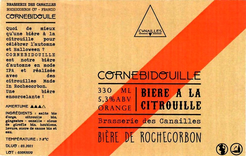 etiquette BRASSERIE DES CANAILLES 06