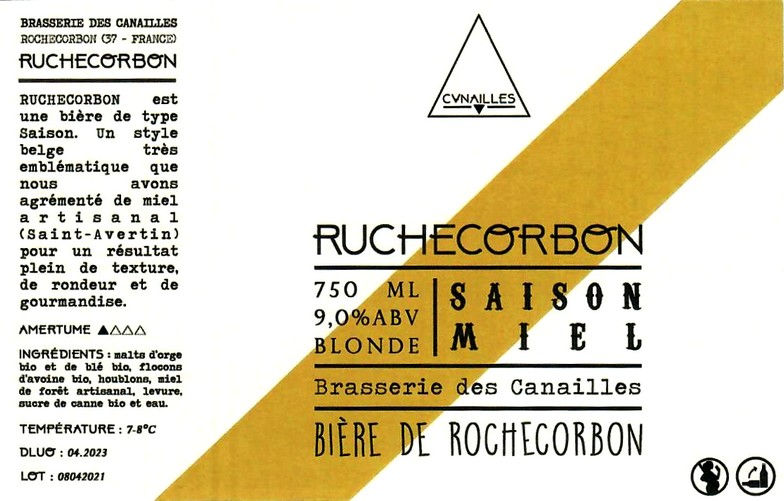 etiquette BRASSERIE DES CANAILLES 08