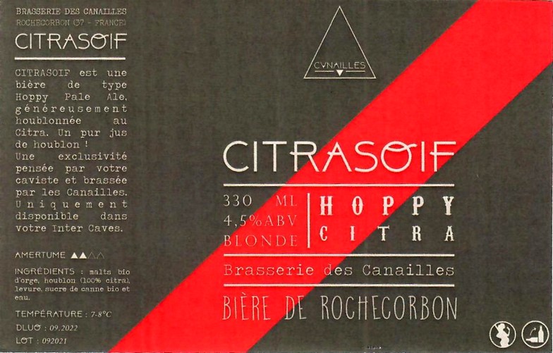 etiquette BRASSERIE DES CANAILLES 21