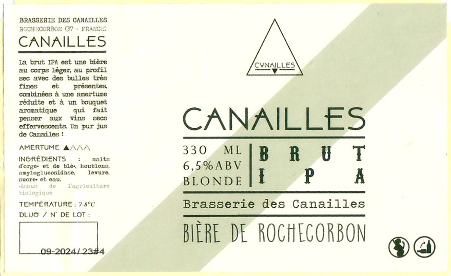 Etiquette BRASSERIE DES CANAILLES 23