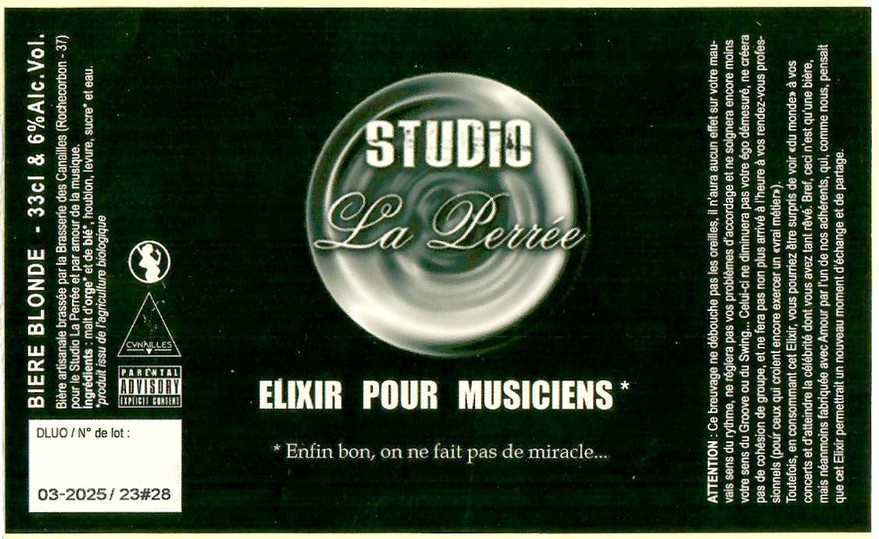 Etiquette BRASSERIE DES CANAILLES 26