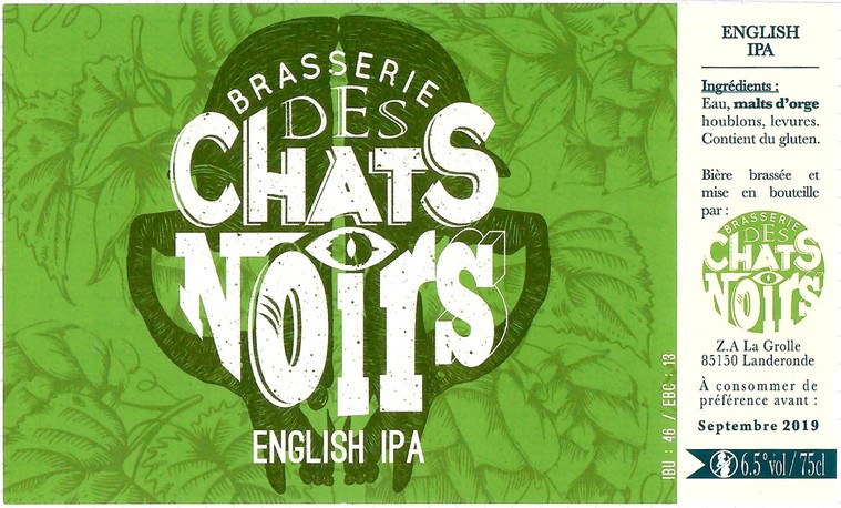 Etiquette BRASSERIE DES CHATS NOIRS 05