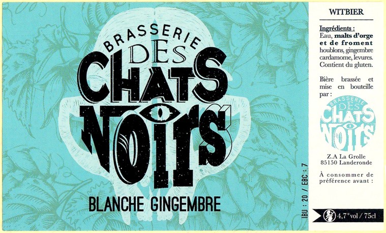 Etiquette BRASSERIE DES CHATS NOIRS 06