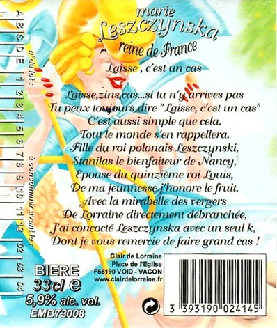 Etiquette BRASSERIE DES CIMES 08B