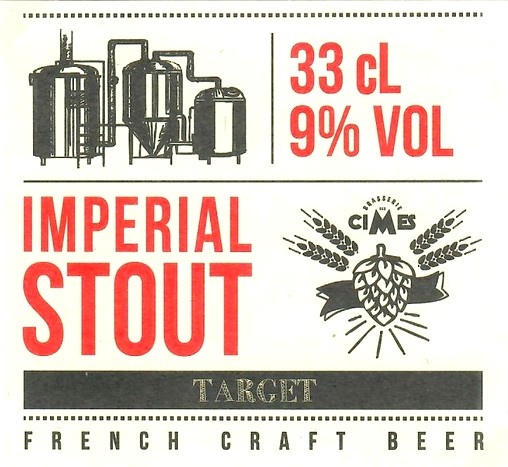 Etiquette BRASSERIE DES CIMES 33