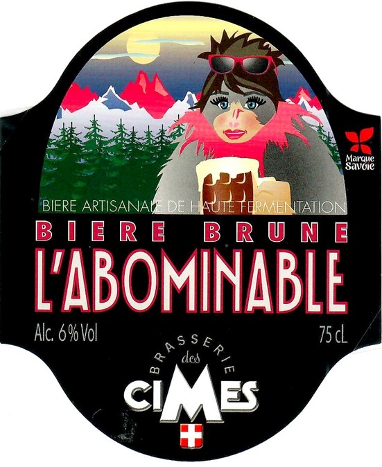 Etiquette BRASSERIE DES CIMES 36