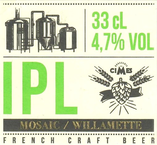 Etiquette BRASSERIE DES CIMES 41