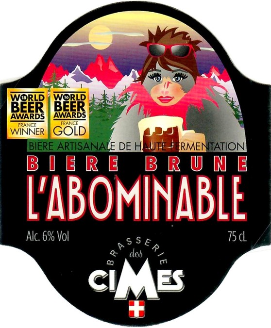 Etiquette BRASSERIE DES CIMES 44