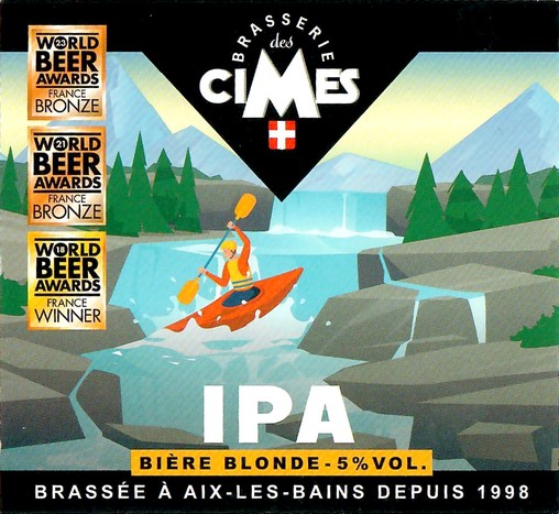 Etiquette BRASSERIE DES CIMES 59