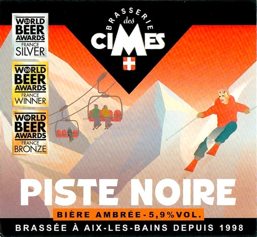 Etiquette BRASSERIE DES CIMES 60