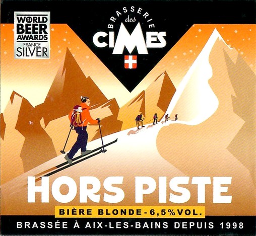 Etiquette BRASSERIE DES CIMES 66