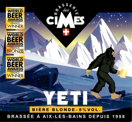 Etiquette BRASSERIE DES CIMES 72