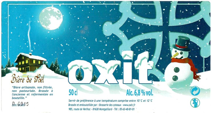 Etiquette BRASSERIE DES COTEAUX 03