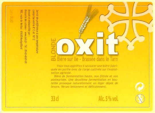 Etiquette BRASSERIE DES COTEAUX 04