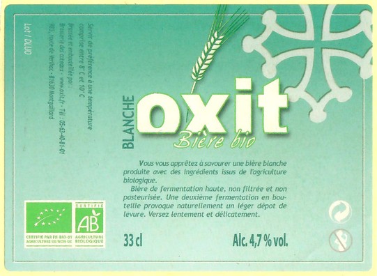 Etiquette BRASSERIE DES COTEAUX 05