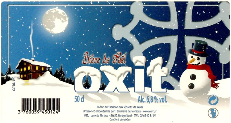 Etiquette BRASSERIE DES COTEAUX 11