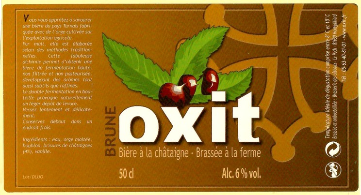 Etiquette BRASSERIE DES COTEAUX 13