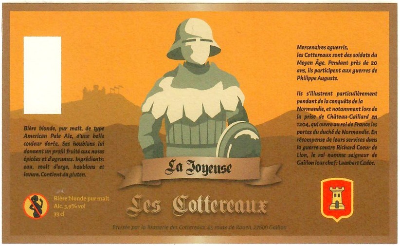 Etiquette BRASSERIE DES COTTEREAUX 02