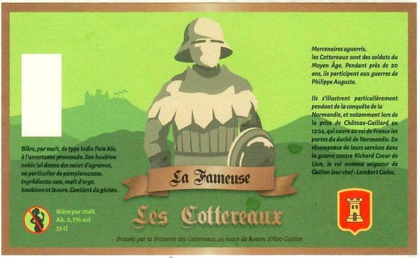 Etiquette BRASSERIE DES COTTEREAUX 04