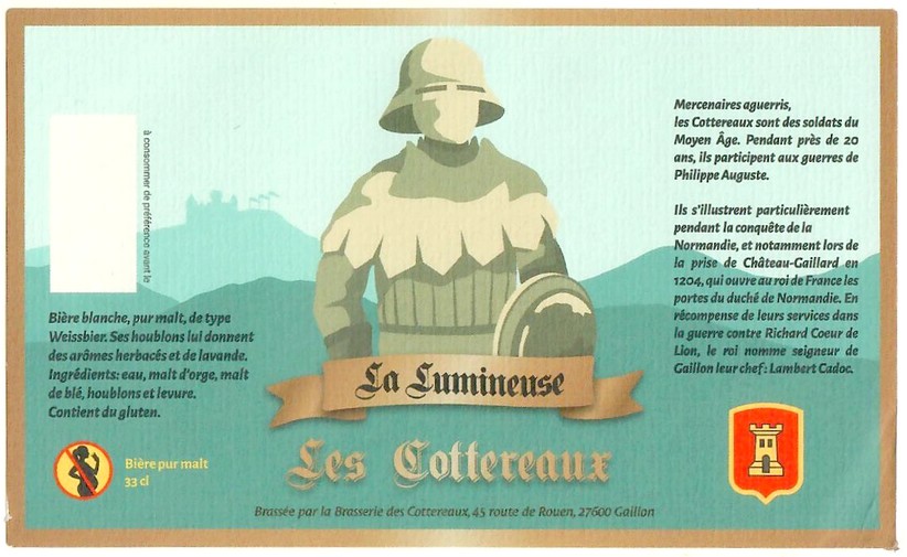 Etiquette BRASSERIE DES COTTEREAUX 07
