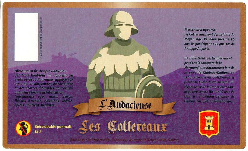 Etiquette BRASSERIE DES COTTEREAUX 08