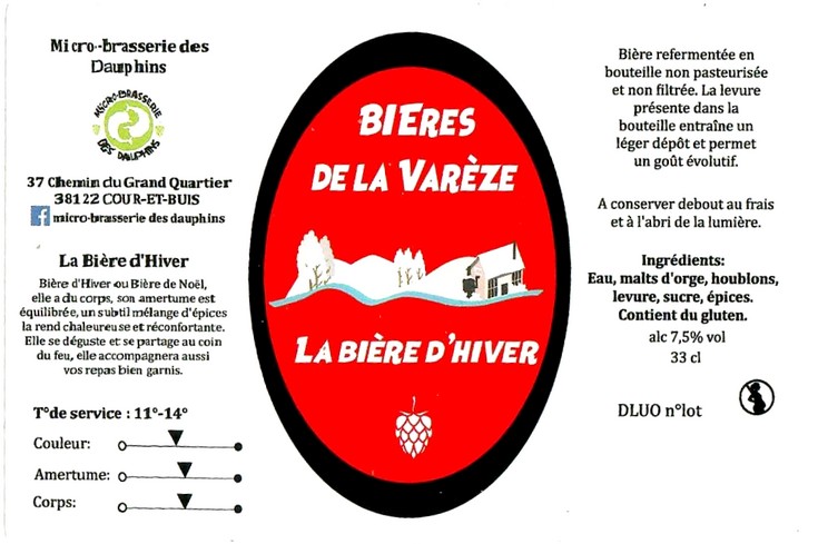 Etiquette BRASSERIE DES DAUPHINS 03