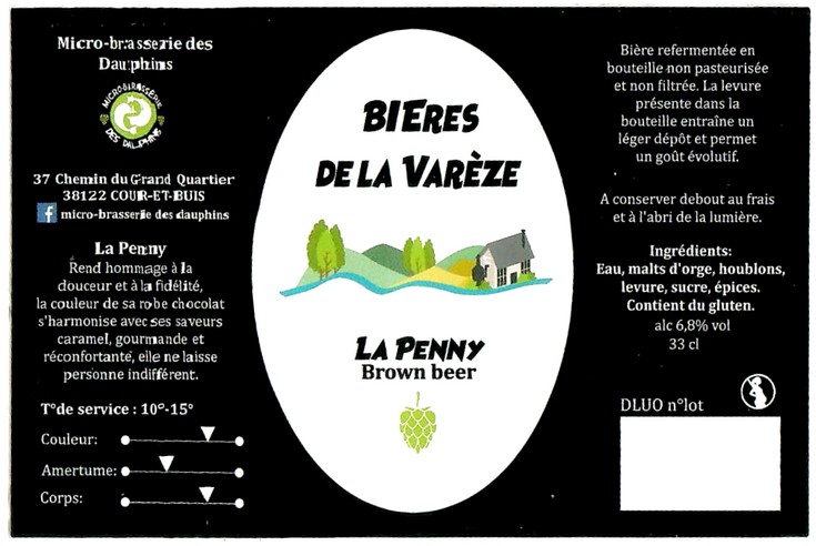 Etiquette BRASSERIE DES DAUPHINS 04