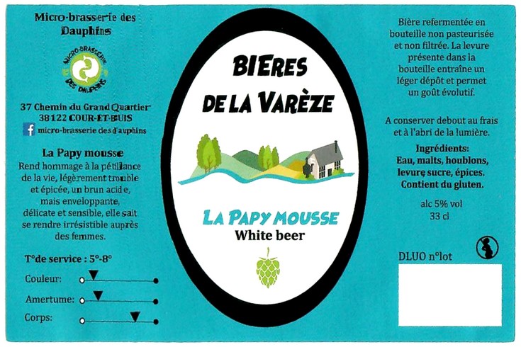 Etiquette BRASSERIE DES DAUPHINS 07